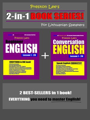 cover image of Preston Lee's 2-in-1 Book Series! Beginner English & Conversation English Lesson 1